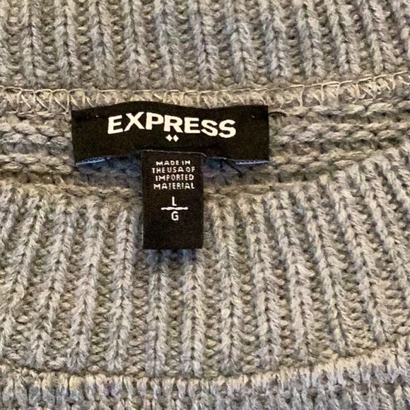 Express Gray Sweater - Picture 4 of 5
